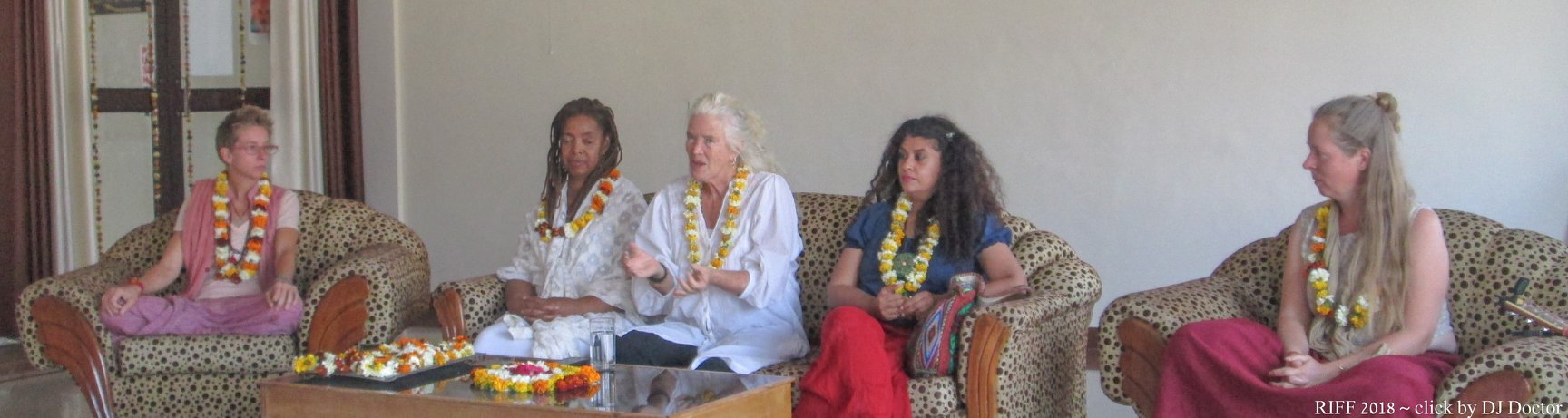 Nicole Jaquis (Nikol Giri) on the Goddess Panel at the Rishikesh International Film Festival 2018
