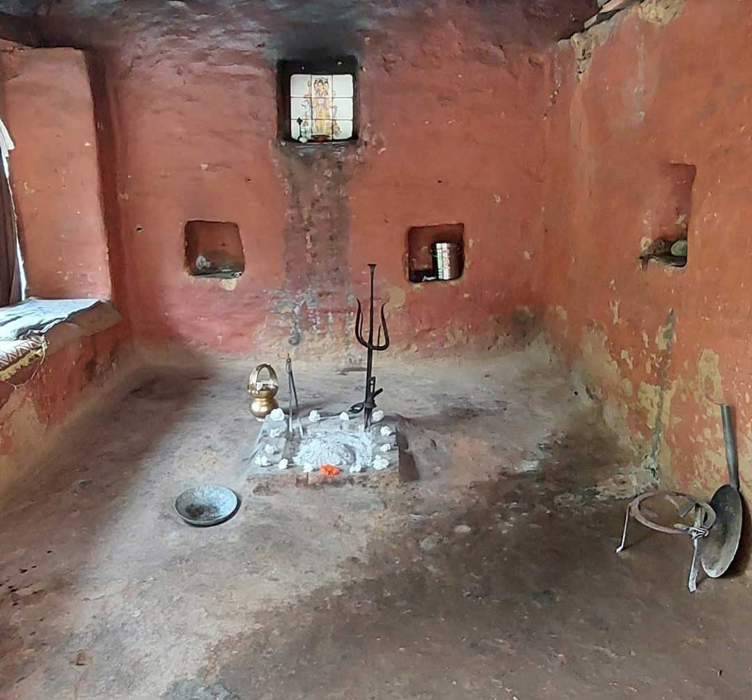 dhuni at Uma Giri Kutir, Taptkund Mahadev Mandir, Sailing, Bageshwar District, Uttarakhand, India. sustainable construction projects, renovations, relativelyLocal Nikol Giri, Nicole Jaquis, www.relativelylocal.com